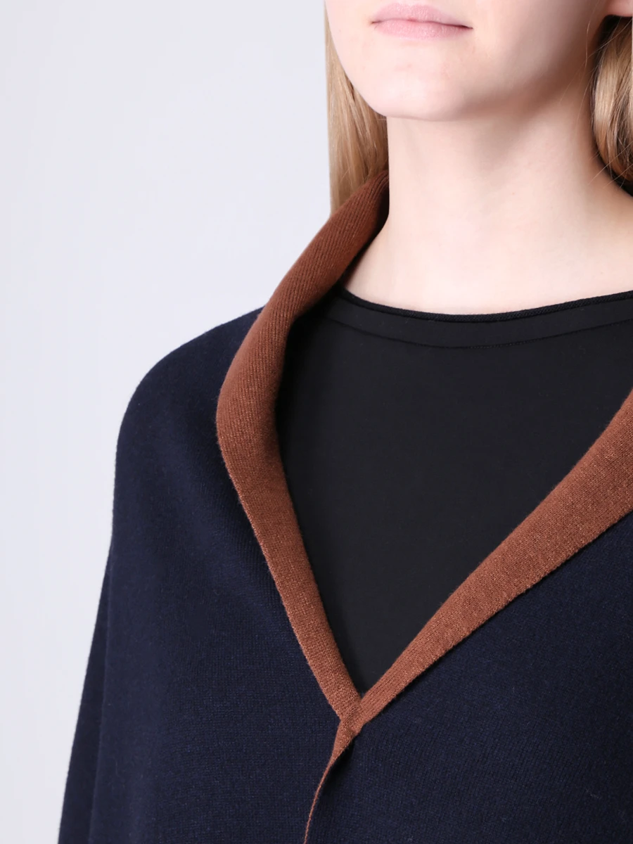Кардиган шерстяной LE TRICOT PERUGIA 46821/9009 Коричневый  Фото 5