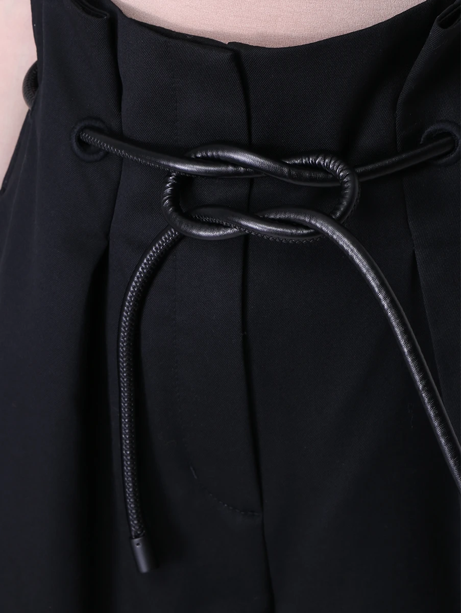 Шорты шерстяные PHILLIP LIM P201-5351WTW Черный  Фото 5