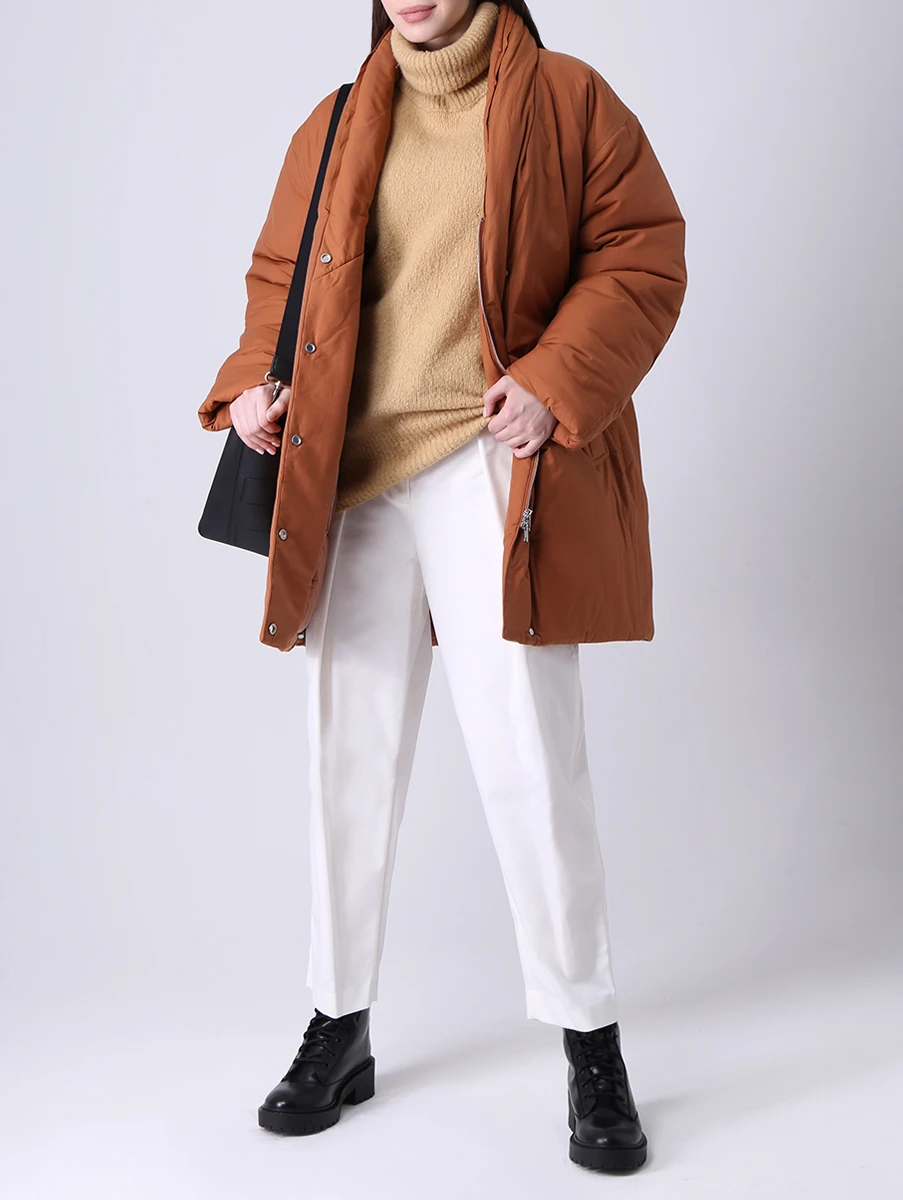 Куртка удлиненная PHILLIP LIM F202-8673DVT Коричневый  Фото 2