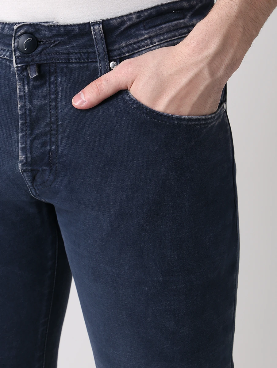 Джинсы Regular Fit хлопковые JACOB COHEN J620 COMF 320S 890 Синий  Фото 5