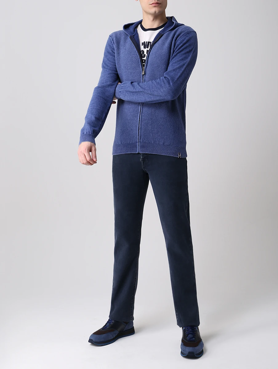 Джинсы Regular Fit хлопковые JACOB COHEN J620 COMF 320S 890 Синий  Фото 2