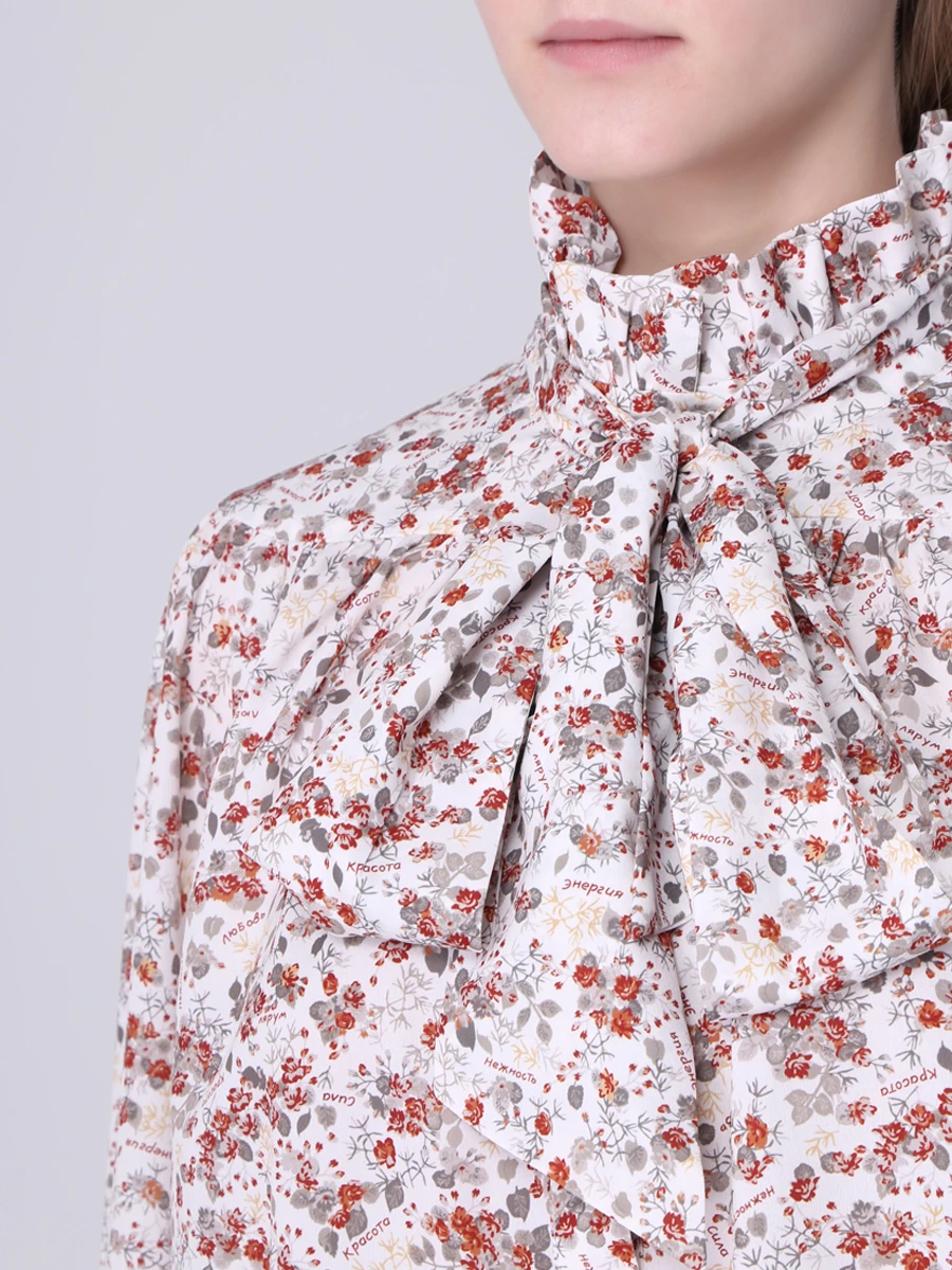 Блуза с принтом LAROOM fw21-1612-5, размер 40 - фото 5