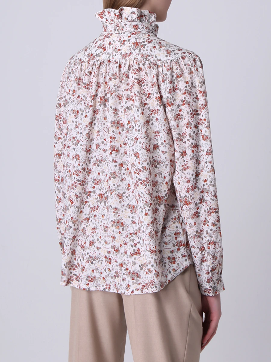 Блуза с принтом LAROOM fw21-1612-5, размер 40 - фото 3