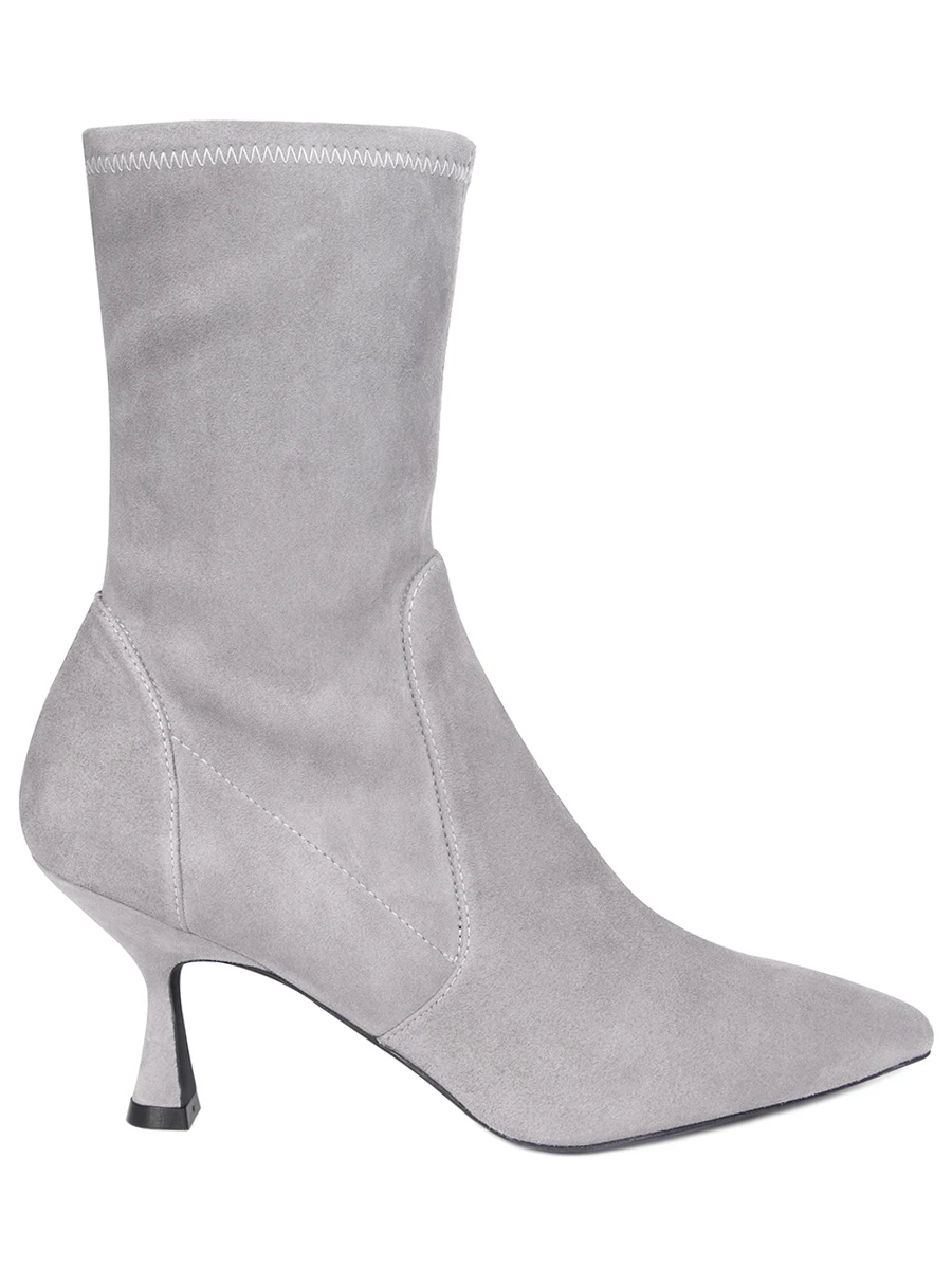 

Ботильоны замшевые, Серый, MUNA 75