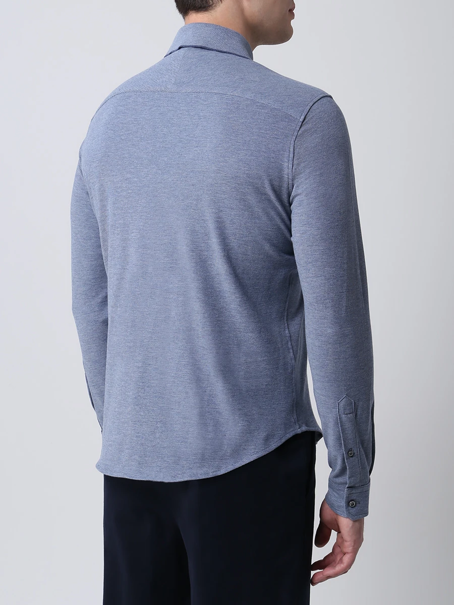 Рубашка Slim Fit хлопковая PAUL & SHARK A20P1758/548, размер 48, цвет голубой A20P1758/548 - фото 3