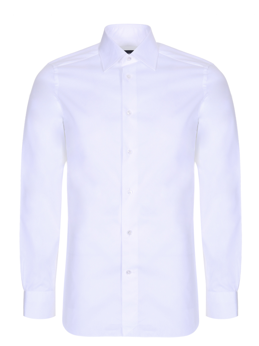 Рубашка Slim Fit хлопковая ZEGNA