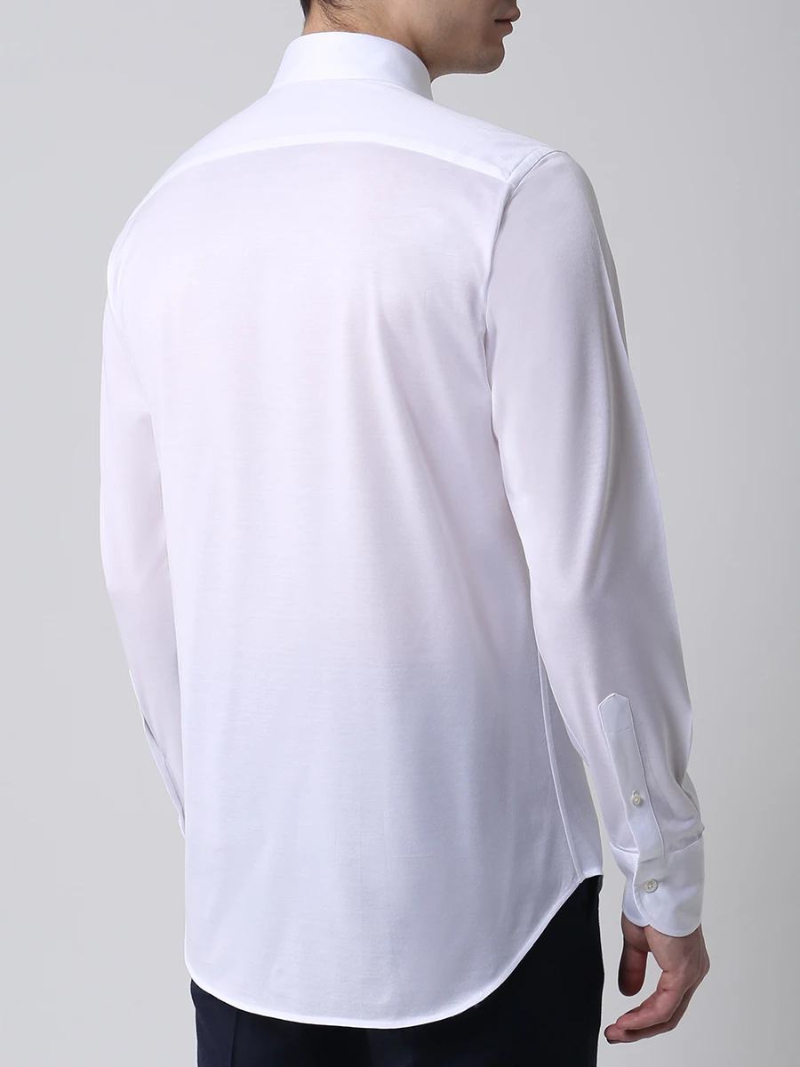 Рубашка Regular Fit хлопковая CANALI GN00845/001, размер 48, цвет белый GN00845/001 - фото 3
