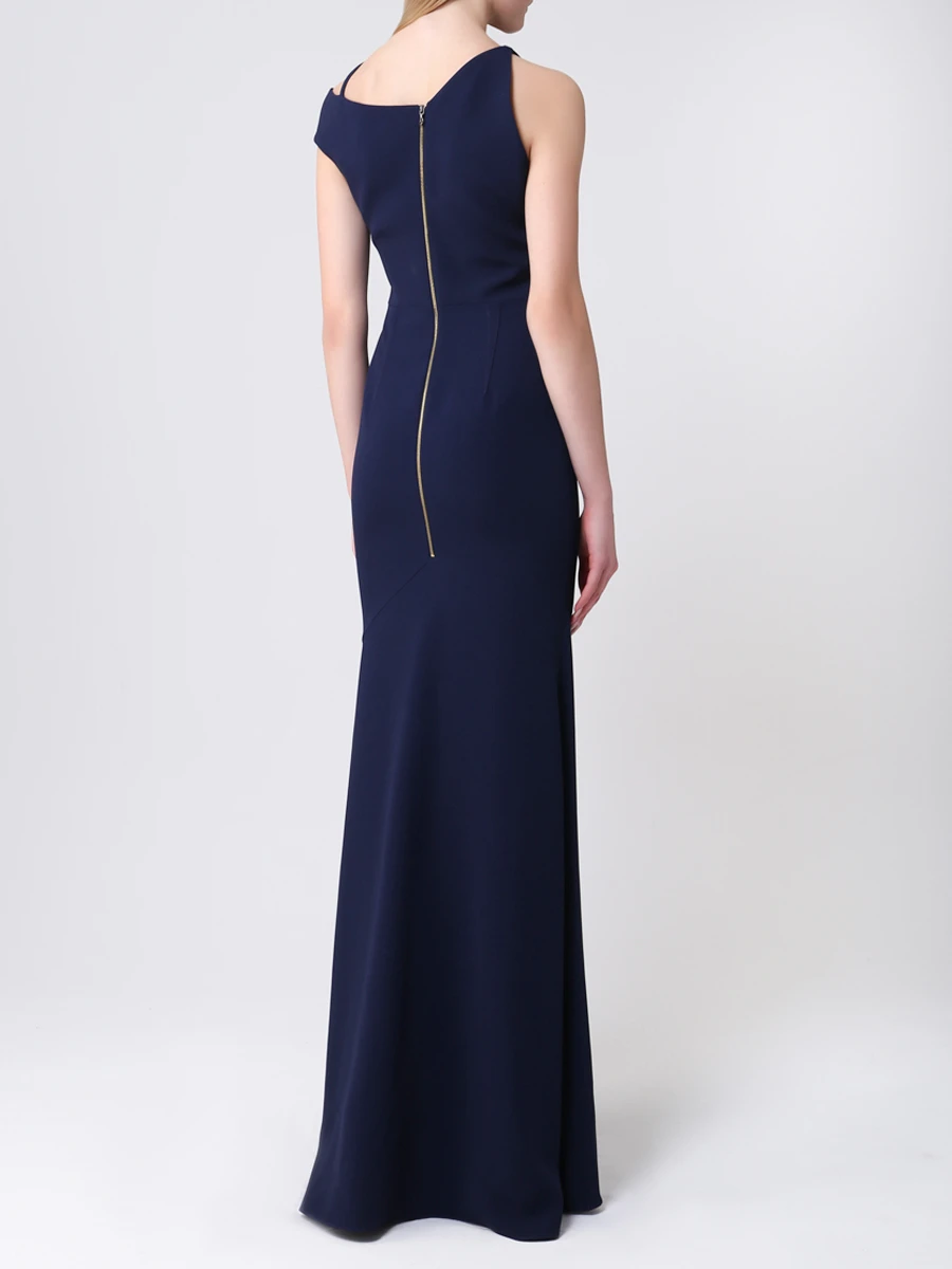 Платье однотонное ROLAND MOURET PW20 S0926 F2241 C1108 Синий  Фото 3