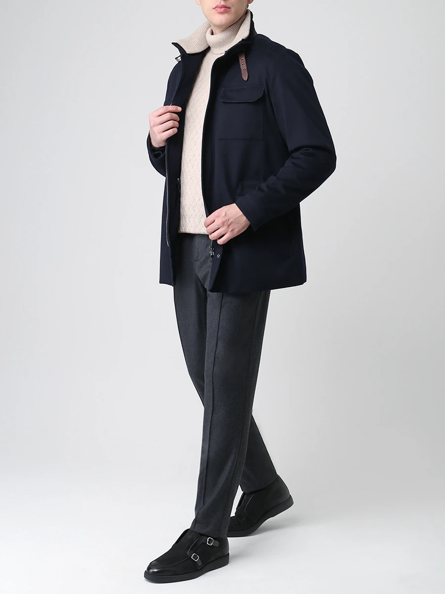 Брюки шерстяные ZEGNA UVI20 TT18 008 Серый  Фото 2