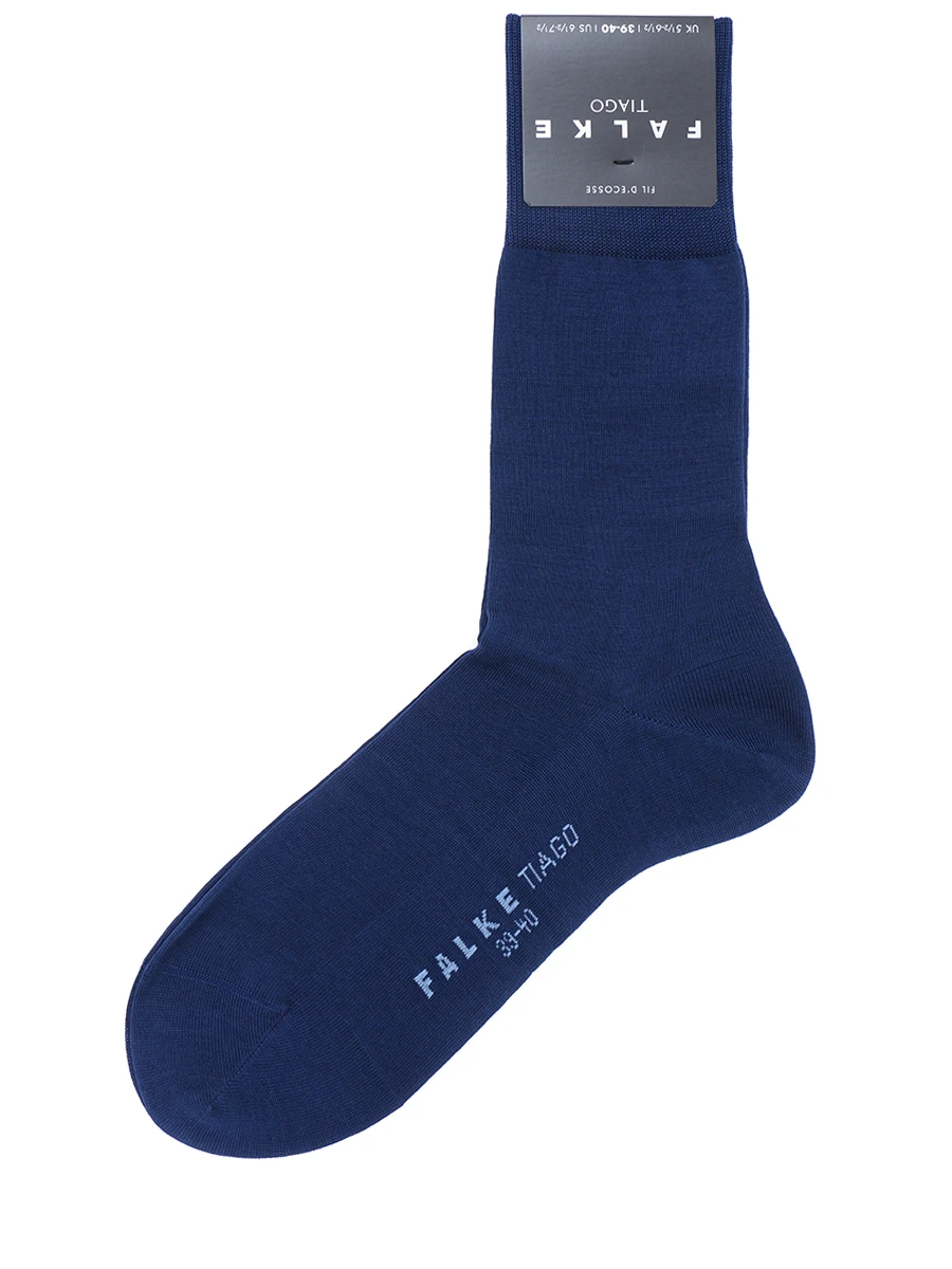 Носки хлопковые FALKE 14662-6000, размер 45, цвет синий - фото 2