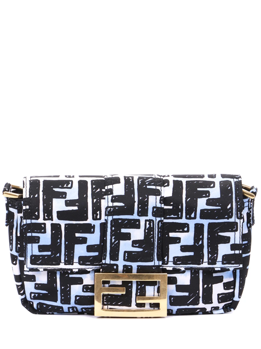 Сумка с принтом FENDI 8BR784 ADBD F1C78 Голубой 