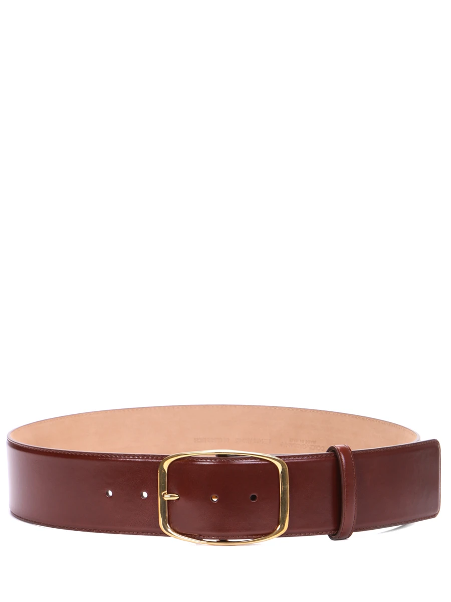 Ремень кожаный DOLCE & GABBANA BE1403 AW472 80025 Коричневый  Фото 2