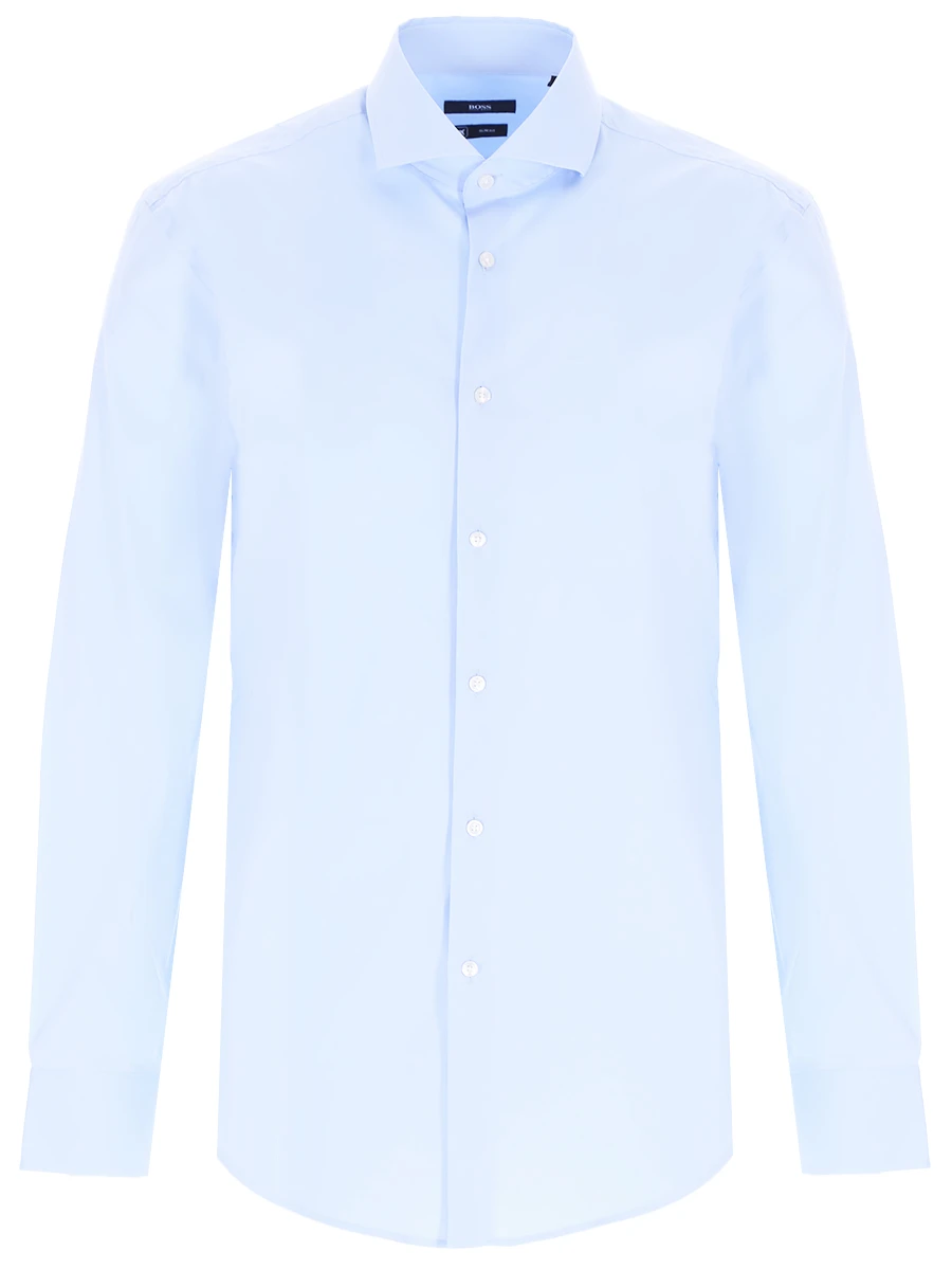 Рубашка Slim Fit хлопковая BOSS 50260064/450, размер 46, цвет голубой 50260064/450 - фото 1