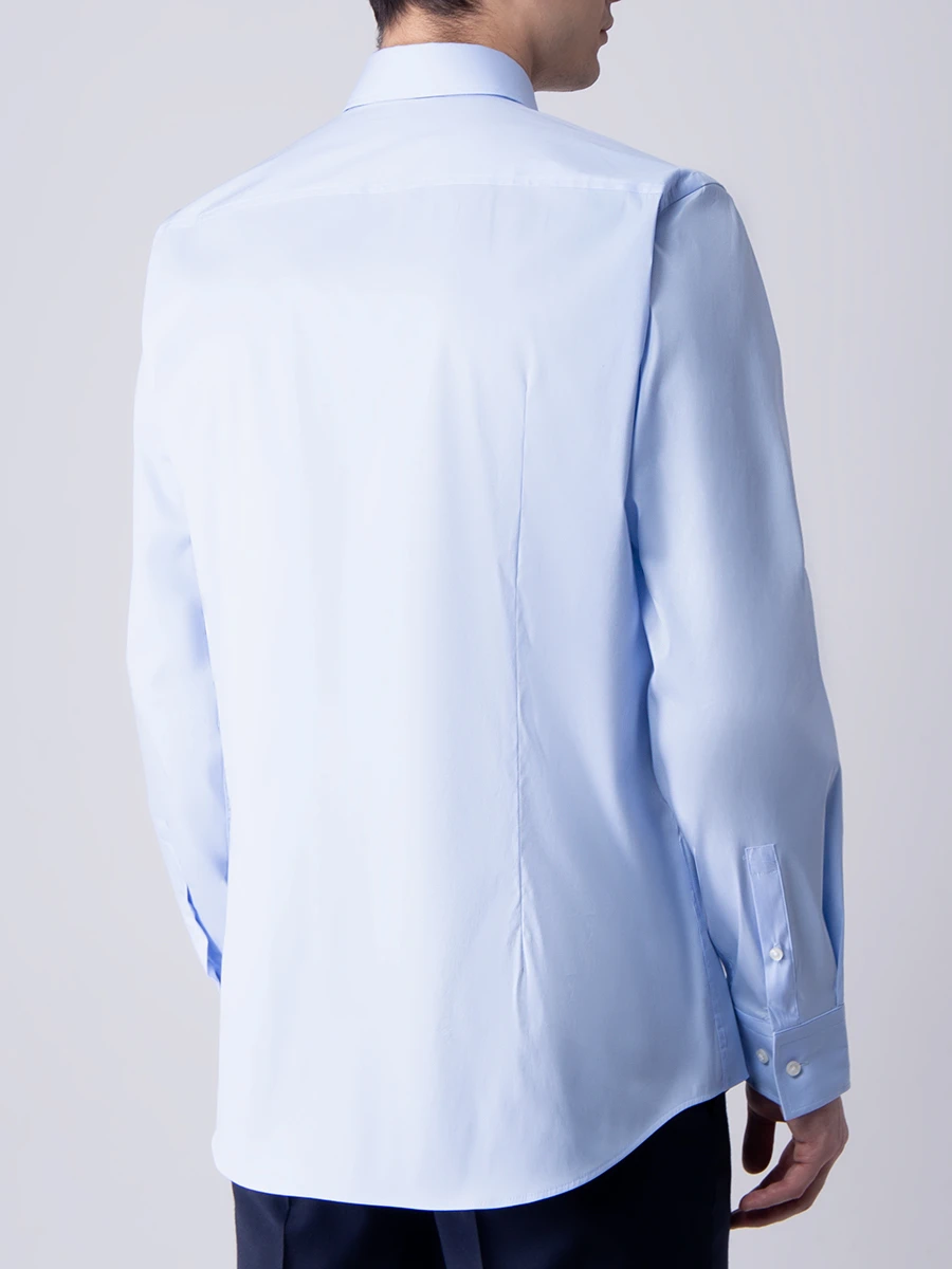 Рубашка Slim Fit хлопковая BOSS 50260064/450, размер 46, цвет голубой 50260064/450 - фото 3