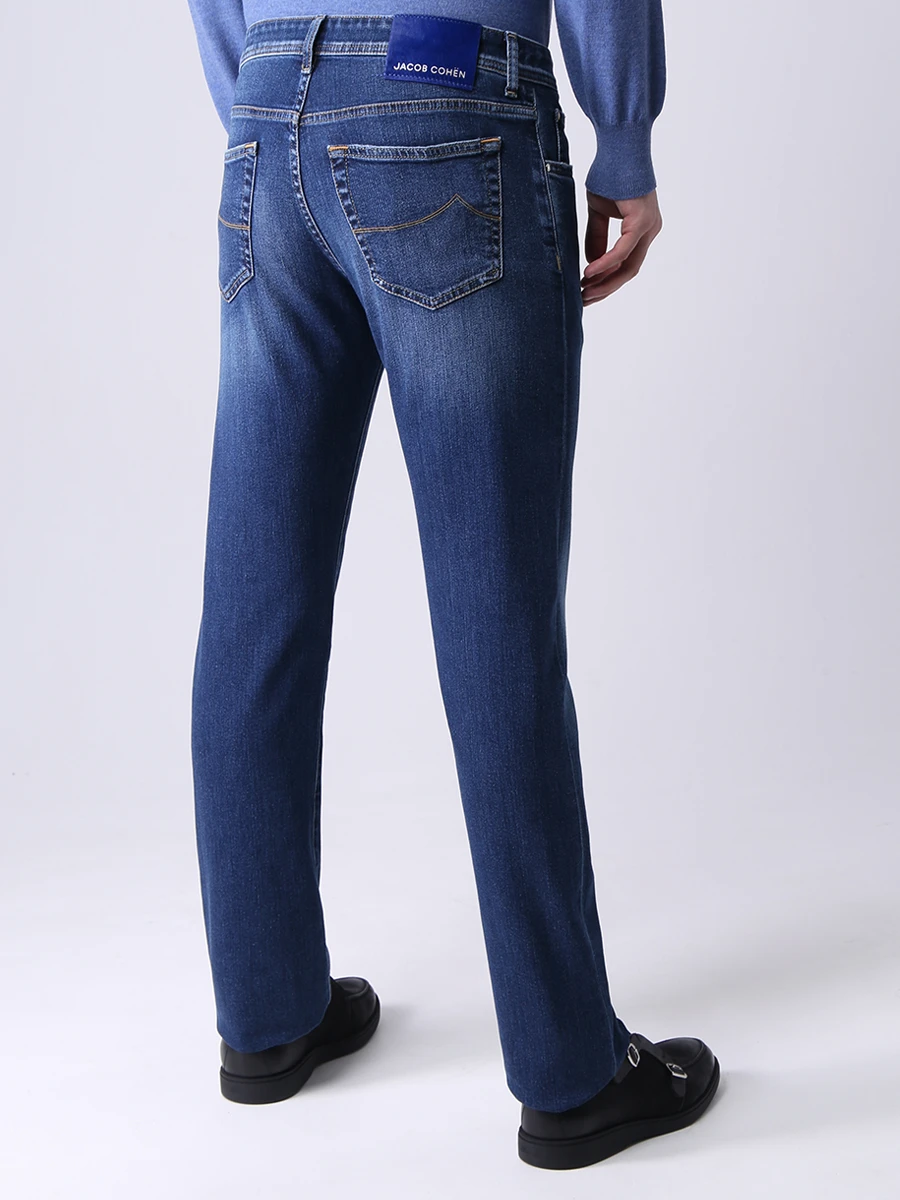 Джинсы Regular Fit хлопковые JACOB COHEN J620 2051 W2 Синий  Фото 3