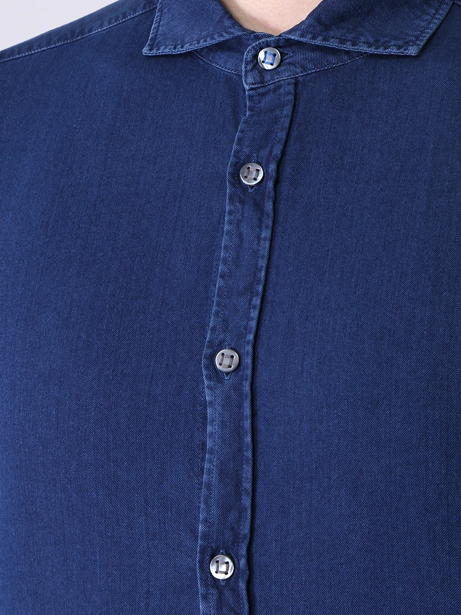 Рубашка Slim Fit хлопковая JACOB COHEN J8066 2095 W1 001, размер 52, цвет синий - фото 5