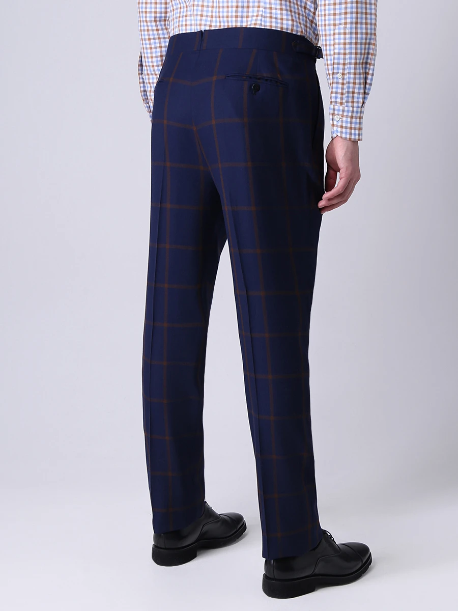 Костюм шерстяной в клетку STILE LATINO AM22030 Клетка  Фото 6
