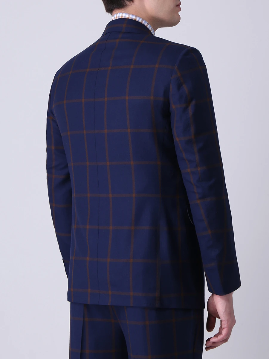 Костюм шерстяной в клетку STILE LATINO AM22030 Клетка  Фото 3