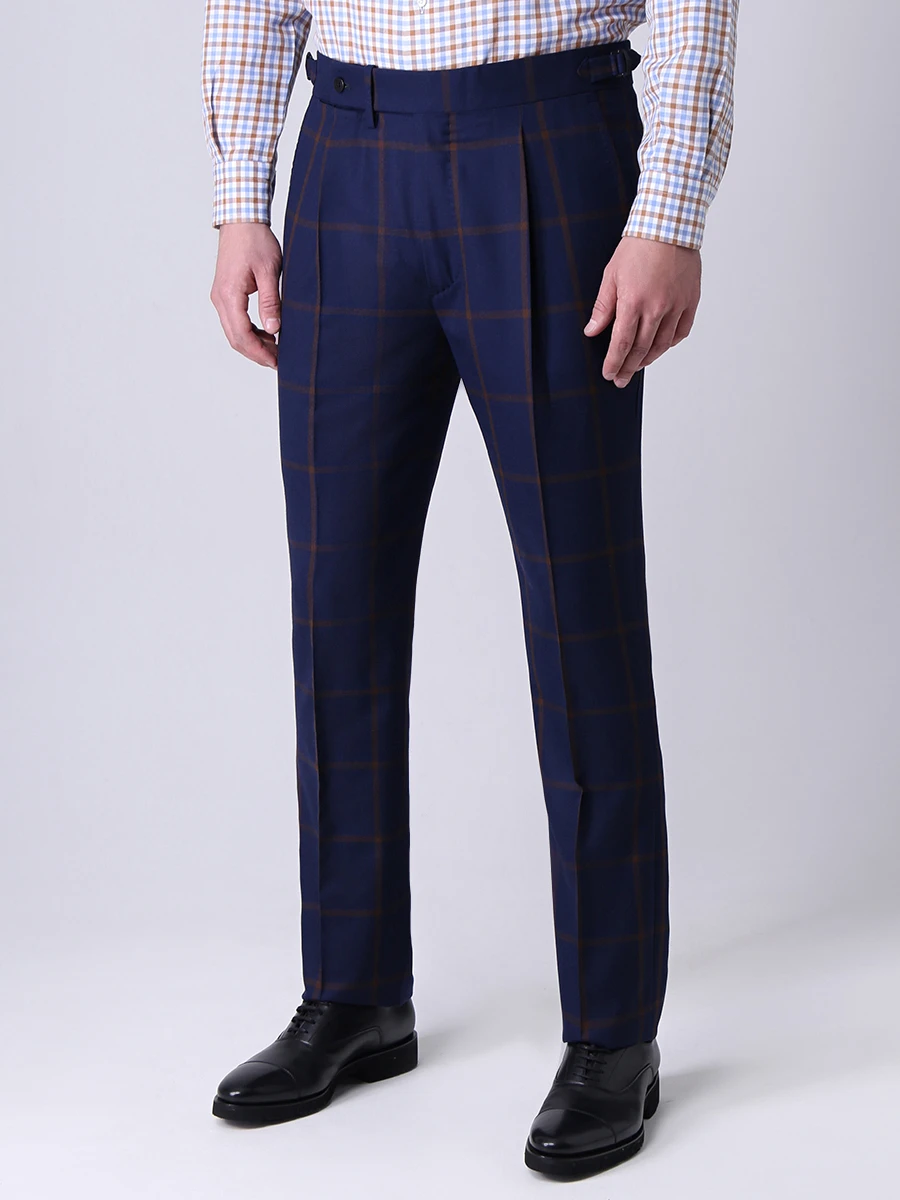 Костюм шерстяной в клетку STILE LATINO AM22030 Клетка  Фото 7