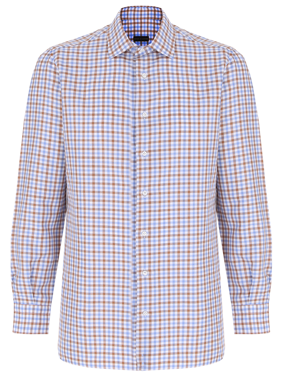 Рубашка Slim Fit в клетку STILE LATINO