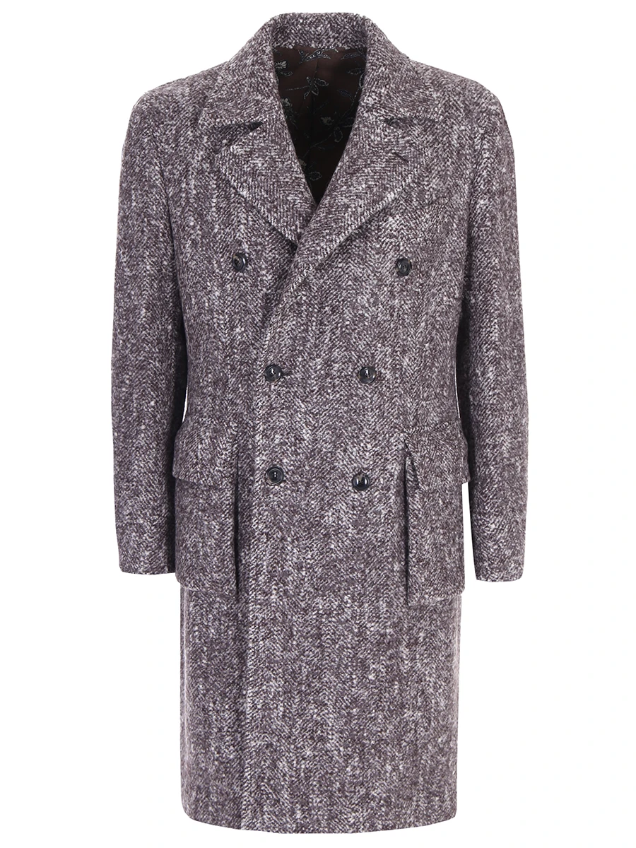 

Пальто двубортное шерстяное, Бежевый, CM22009