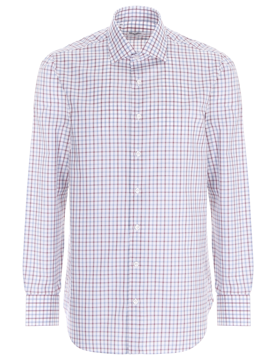 Рубашка Tailored Fit в клетку CESARE ATTOLINI