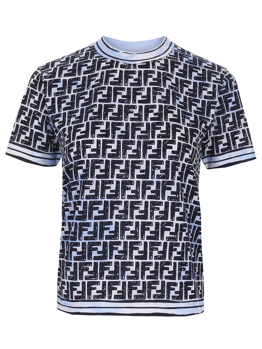 

Футболка хлопковая с логотипом, Принт, FS7254 AC6G F1B64