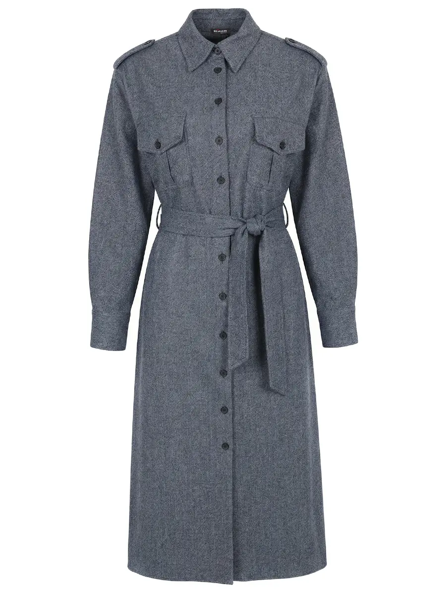 

Платье шерстяное, Синий, D50335K05T390400E