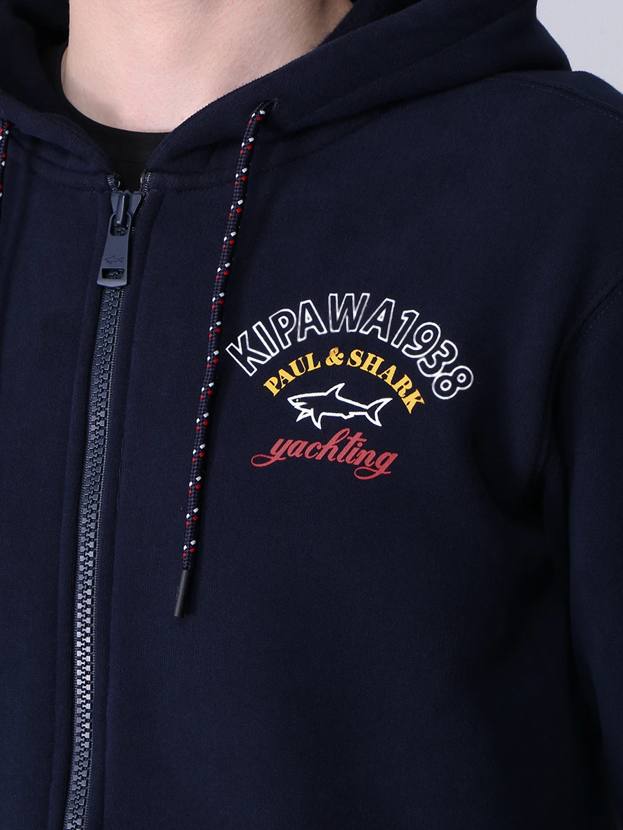 Костюм спортивный хлопковый PAUL & SHARK A201909/013 Синий  Фото 5