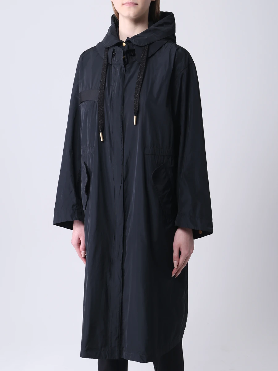 

Плащ с капюшоном, Черный, P2101CP010/3374/999