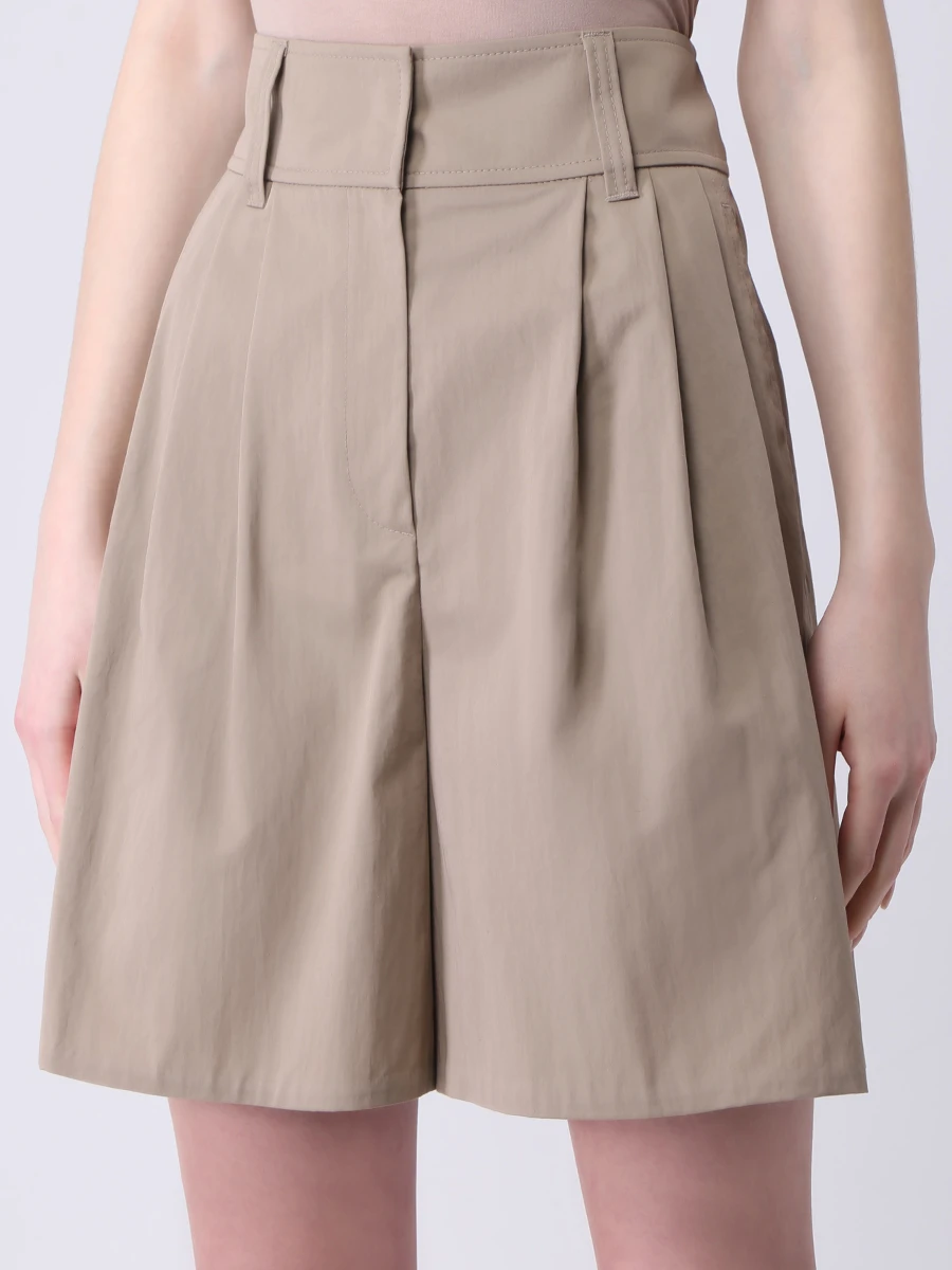 

Бермуды хлопковые, Коричневый, MH176P7538 C8576