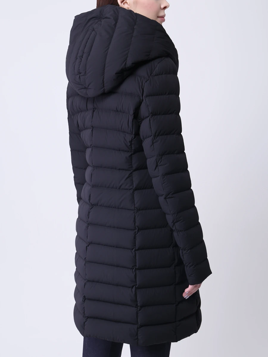 Пуховик стеганый MONCLER 49368/53513/999 Черный  Фото 3