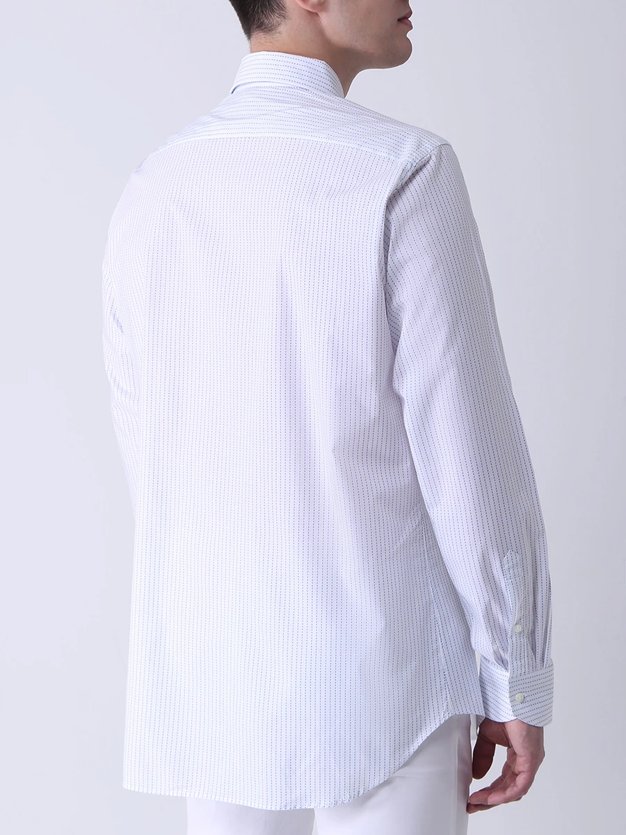 Рубашка Regular Fit хлопковая CANALI GD00802/404/705 MF, размер 52, цвет белый GD00802/404/705 MF - фото 3