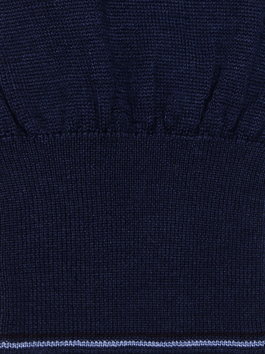 Джемпер с принтом BERTOLO LUXURY MENSWEAR 901933/001828 5144б Синий  Фото 3