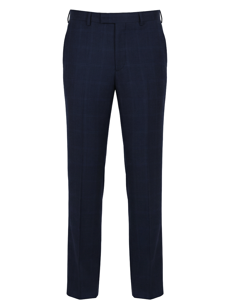 Брюки шерстяные в клетку KITON