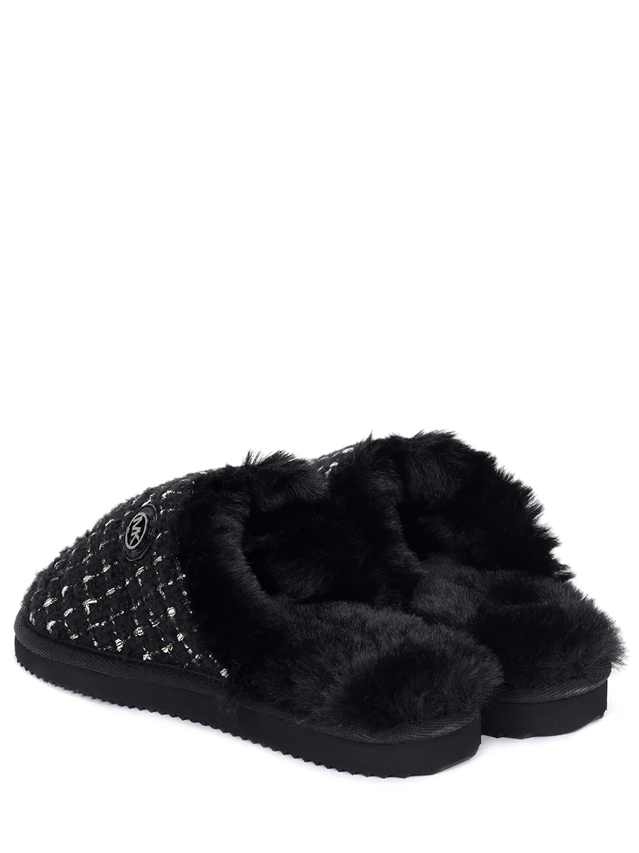 Тапочки меховые MICHAEL MICHAEL KORS 40R1JAFP7D Черный  Фото 4