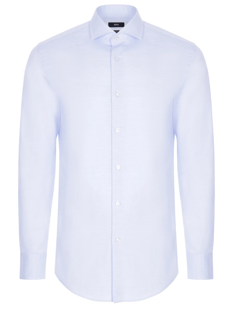 

Рубашка Slim Fit хлопковая, Голубой, 50451326/450