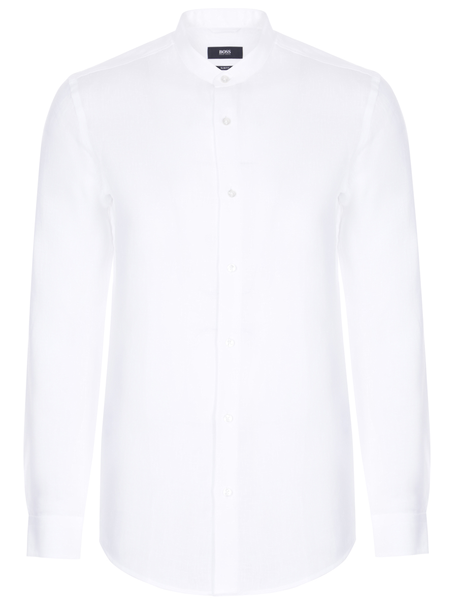 Рубашка Slim Fit льняная BOSS