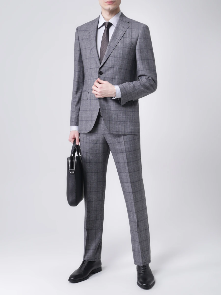 Рубашка Slim Fit в полоску BOSS 50451047/410 Полоска  Фото 2