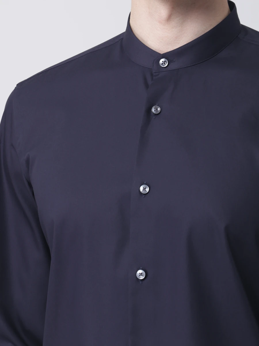 Рубашка Slim Fit хлопковая BOSS 50445935/404, размер 54, цвет синий 50445935/404 - фото 5