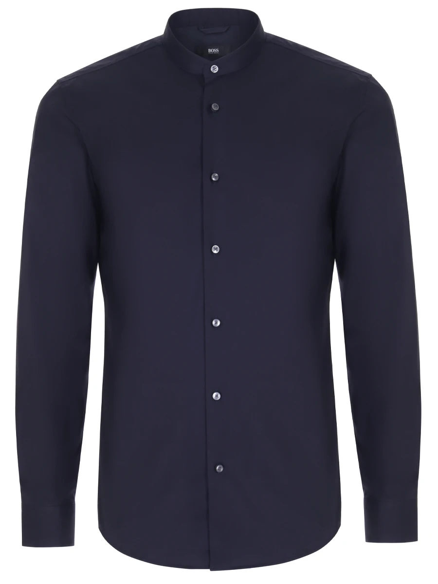 Рубашка Slim Fit хлопковая BOSS 50445935/404, размер 54, цвет синий 50445935/404 - фото 1