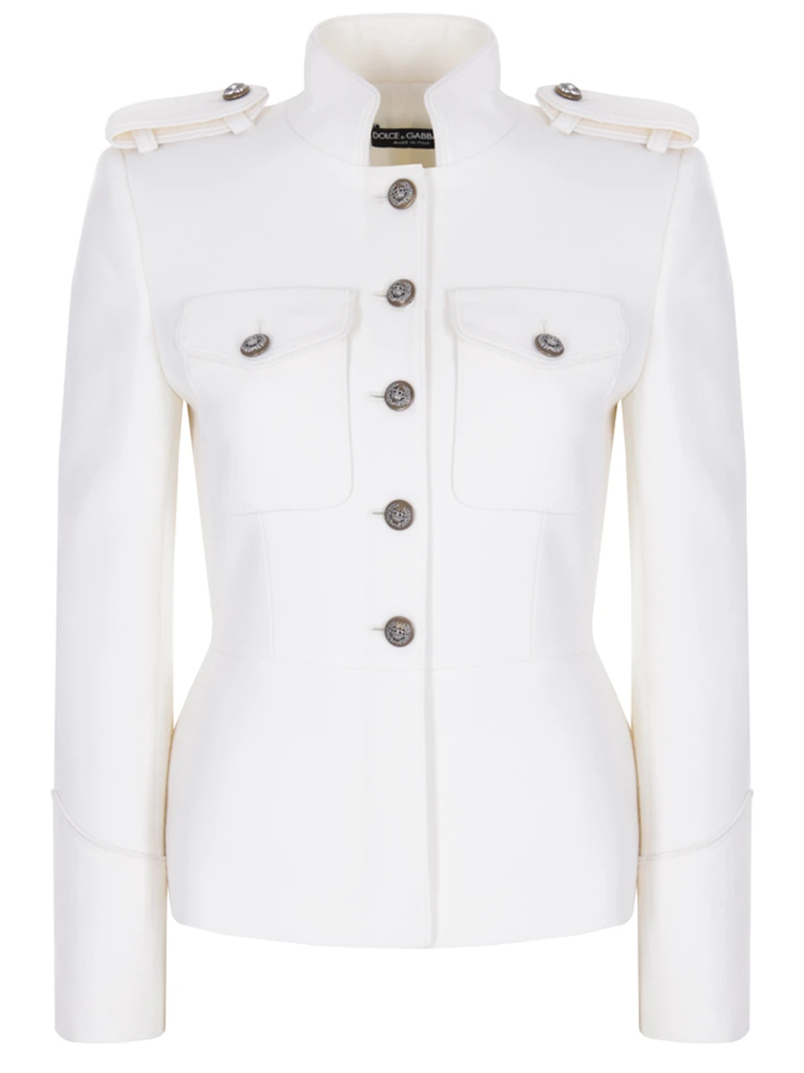 

Жакет шерстяной, Белый, F28VXT FU2C0 W0001