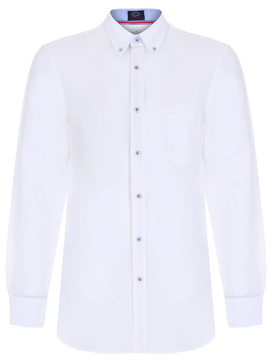 

Рубашка Regular Fit хлопковая, Белый, 21413002/100