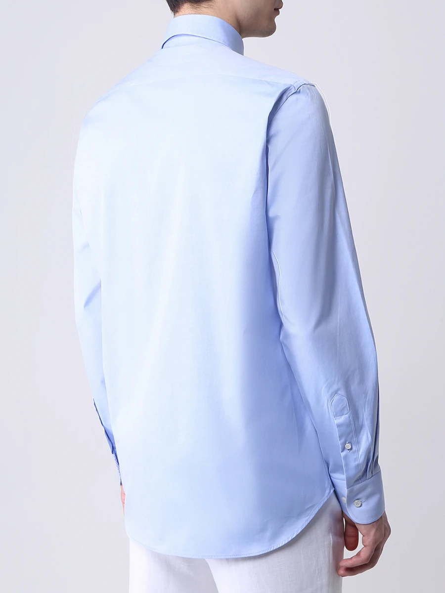 Рубашка Regular Fit хлопковая PAUL & SHARK 21413488/005, размер 50, цвет голубой 21413488/005 - фото 3