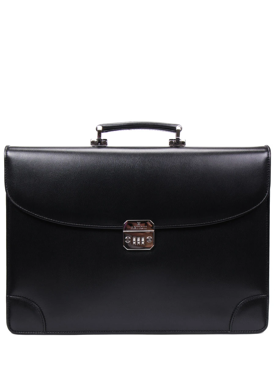 

Портфель кожаный, Черный, GIOVE BLACK SOFT CALF