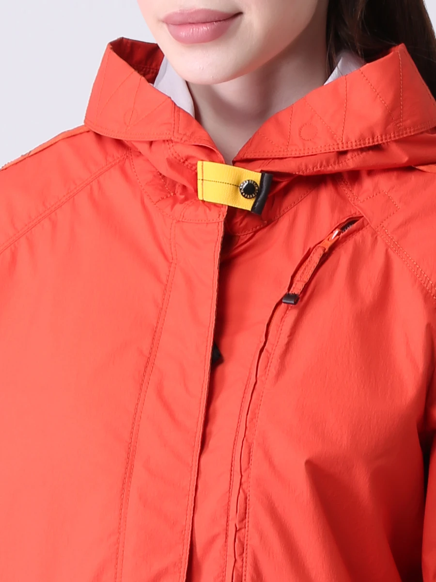 Плащ однотонный PARAJUMPERS 21SMPWJCKMA37/651 Оранжевый  Фото 5