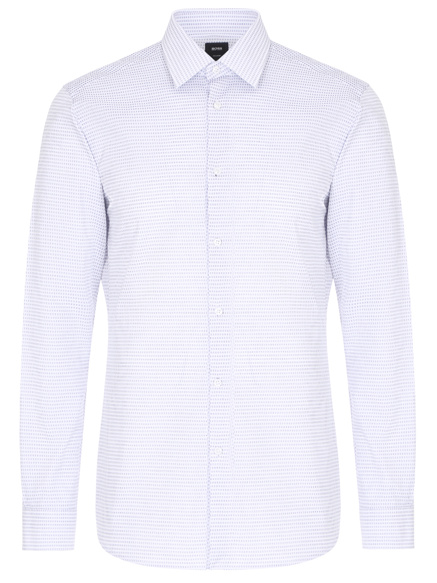 Рубашка Tailored Fit хлопковая BOSS