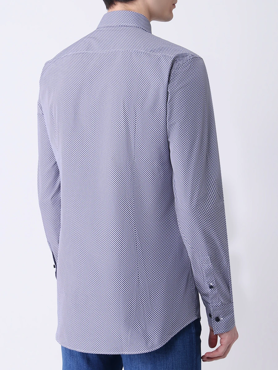 Рубашка Slim Fit хлопковая BOSS 50433215/494, размер 54, цвет принт 50433215/494 - фото 3