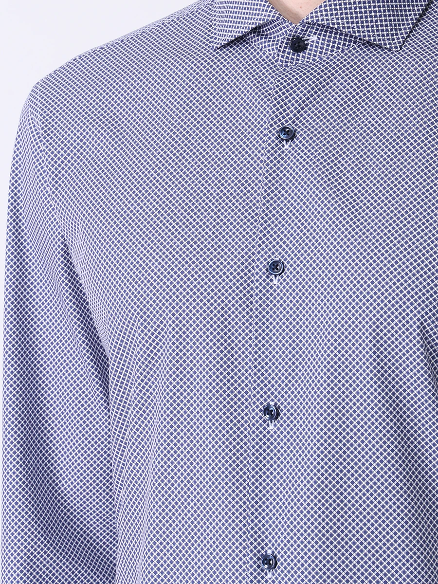 Рубашка Slim Fit хлопковая BOSS 50433215/494, размер 54, цвет принт 50433215/494 - фото 5