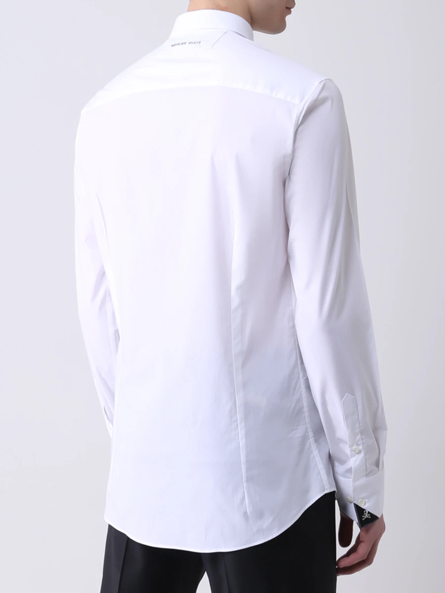 Рубашка Slim Fit хлопковая PHILIPP PLEIN PAAC MRP1440/01, размер 54, цвет белый PAAC MRP1440/01 - фото 3